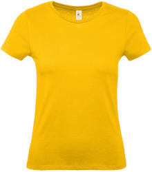 B and C Csomag akciós póló (minimum 3 db) Női rövid ujjú póló B&C #E150 /women T-Shirt -S, Aranysárga