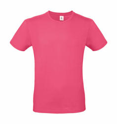 B and C Csomag akciós póló (minimum 3 db) Férfi rövid ujjú póló B&C #E150 T-Shirt -3XL, Fuchsia