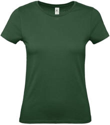 B and C Csomag akciós póló (minimum 3 db) Női rövid ujjú póló B&C #E150 /women T-Shirt -XS, Sötétzöld