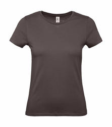 B and C Csomag akciós póló (minimum 3 db) Női rövid ujjú póló B&C #E150 /women T-Shirt -2XL, Barna medve