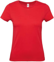 B and C Csomag akciós póló (minimum 3 db) Női rövid ujjú póló B&C #E150 /women T-Shirt -M, Piros