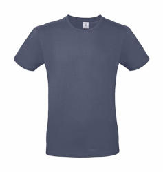 B and C Csomag akciós póló (minimum 3 db) Férfi rövid ujjú póló B&C #E150 T-Shirt -S, Farmer kék (Denim)
