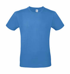 B and C Csomag akciós póló (minimum 3 db) Férfi rövid ujjú póló B&C #E150 T-Shirt -L, Azur kék