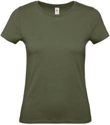 B and C Csomag akciós póló (minimum 3 db) Női rövid ujjú póló B&C #E150 /women T-Shirt -S, Városi khaki