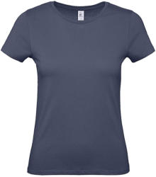 B and C Csomag akciós póló (minimum 3 db) Női rövid ujjú póló B&C #E150 /women T-Shirt -2XL, Farmer kék (Denim)