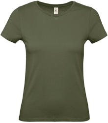 B and C Csomag akciós póló (minimum 3 db) Női rövid ujjú póló B&C #E150 /women T-Shirt -2XL, Városi khaki