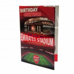 FC Arsenal születésnapi köszöntő Pop-Up Birthday Card (41447)