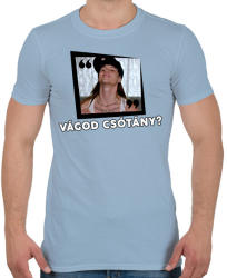 printfashion Vágod csótány? - Férfi póló - Világoskék (2632808)
