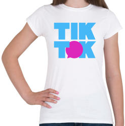 printfashion TikTok komment - Női póló - Fehér (2610864)