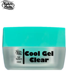 Aphro Nails Cool Gel Clear átlátszó műköröm zselé 15ml
