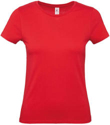 B and C Csomag akciós póló (minimum 3 db) Női rövid ujjú póló B&C #E150 /women T-Shirt -3XL, Piros