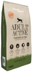 vidaXL Adult Active Chicken & Fish 15 kg (170493)