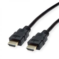 Roline Cablu HDMI High Speed cu Ethernet 4K30Hz TPE T-T 1.5m Negru, Roline 11.04. 5931 (11.04.5931-10)