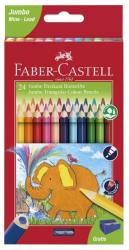Faber-Castell Színes ceruza készlet 24db-os Faber-Castell háromszögű jumbó vastag test (116524)