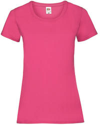 Fruit of the Loom Női póló Csapott ujjú Fruit of the Loom Valueweight T Lady-Fit - XS (8), Fuchsia