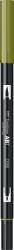 Tombow Marker caligrafic 2 in 1, ABT Dual Brush Pen, avocado Tombow ABT-098 (ABT-098)