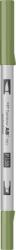 Tombow Marker P158 Dark Olive, Pro Dual Brush Pen Tombow ABTP-158 (ABTP-158)