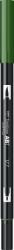 Tombow Marker caligrafic 2 in 1, ABT Dual Brush Pen, dark jade Tombow ABT-177 (ABT-177)