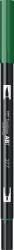 Tombow Marker caligrafic 2 in 1, ABT Dual Brush Pen, dark green Tombow ABT-277 (ABT-277)