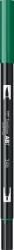 Tombow Marker caligrafic 2 in 1, ABT Dual Brush Pen, sea green Tombow ABT-346 (ABT-346)