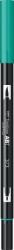 Tombow Marker caligrafic 2 in 1, ABT Dual Brush Pen, sea blue Tombow ABT-373 (ABT-373)