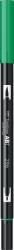 Tombow Marker caligrafic 2 in 1, ABT Dual Brush Pen, green Tombow ABT-296 (ABT-296)