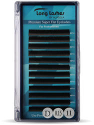 Long Lashes Premium Super Flat D / 0, 15 - 11mm (LLSFD7150011)