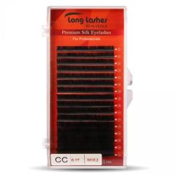 Long Lashes Extreme Volume Selyem műszempilla CC/0, 10-8-9-10-11-12-13-14mm (LLEVSCC9100000) - alveolashop