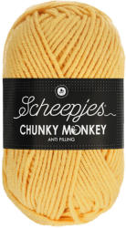 Scheepjes Chunky Monkey 1081 Primrose - világos sárga akril fonal