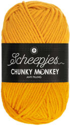 Scheepjes Chunky Monkey 1114 Golden Yellow - aranysárga akril fonal