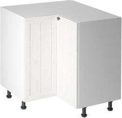 TEMPO KONDELA Alsó sarokszekrény D90N, fehér/sosna andersen, jobb, PROVANCE