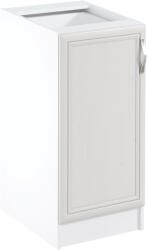 TEMPO KONDELA Alsószekrény D40, balos, fehér/sosna Andersen, SICILIA