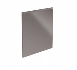 TEMPO KONDELA Előlap mosogatógéphez, fehér/szürke extra magasfényű HG, 44, 6x57, AURORA