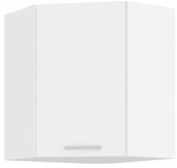 TEMPO KONDELA Felső sarokszekrény, fehér, SPLIT 58x58 GN-72 1F