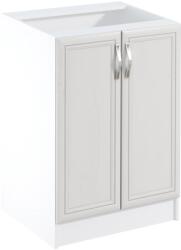 TEMPO KONDELA Alsószekrény D60, fehér/sosna Andersen, SICILIA