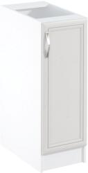 TEMPO KONDELA Alsószekrény D30, jobbos, fehér/sosna Andersen, SICILIA