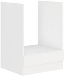 TEMPO KONDELA Szekrény, beépíthető tűzhelyhez, fehér, SPLIT 60 DG BB