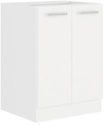 TEMPO KONDELA Alsószekrény, fehér, SPLIT 60 D 2F BB