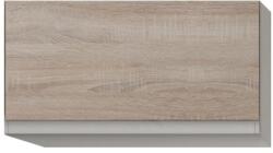 TEMPO KONDELA Felsőszekrény egy ajtóval, tölgy sonoma, LINE G60