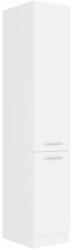 TEMPO KONDELA Magas szekrény, fehér, SPLIT 40 DK-210 2F