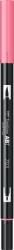 Tombow Marker caligrafic 2 in 1, ABT Dual Brush Pen, pink rose Tombow ABT-703 (ABT-703)