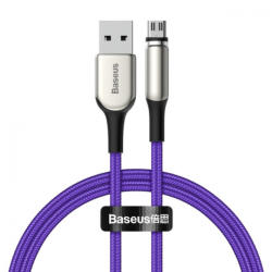 Baseus Zinc mágneses kábel USB / Micro USB 2A 1m, lila (CAMXC-H05)