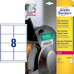 Avery Zweckform 99, 1*67, 7 mm-es Avery Zweckform A4 íves etikett címke, fehér színű (10 ív/doboz) (L7914-10) - dunasp