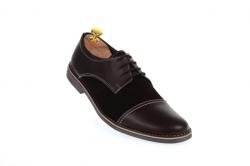 Rovi Design Pantofi barbati casual - eleganti din piele naturala maro EZELMBOXVEL (EZELMBOXVEL)