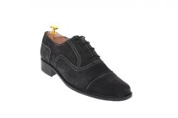Rovi Design Pantofi barbati eleganti din piele naturala, intoarsa, culoare gri inchis, P32G (P32G)