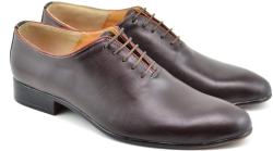 Rovi Design Pantofi barbati, eleganti , din piele naturala maro coniac - ENZO M (ENZOM)