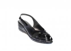 Rovi Design Sandale dama din piele naturala, cu platforma - S52N (S52N)