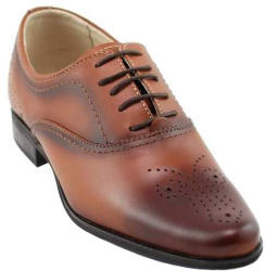 Lucianis style Pantofi barbati office, eleganti din piele naturala maro - 887MD (887MD)