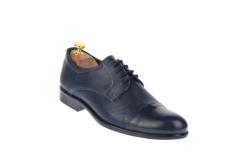 Mario Lavalle Pantofi barbati, office, eleganti, din piele naturala, bleumarin - 8305BLUE (8305BLUE)