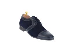 Lucianis style Pantofi barbati eleganti din piele naturala bleumarin inchis - 1006BLM (1006BLM)